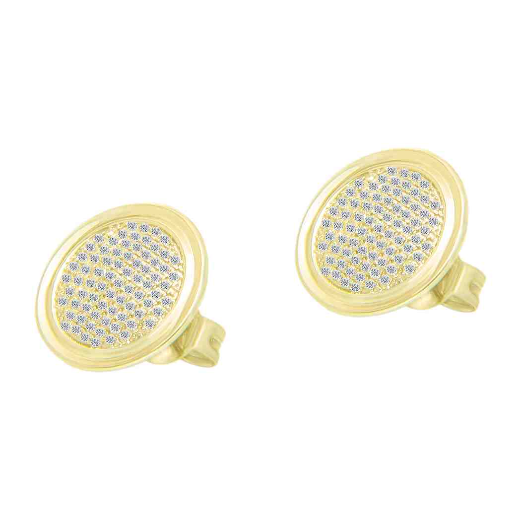 Round Stud Earring ER23054A